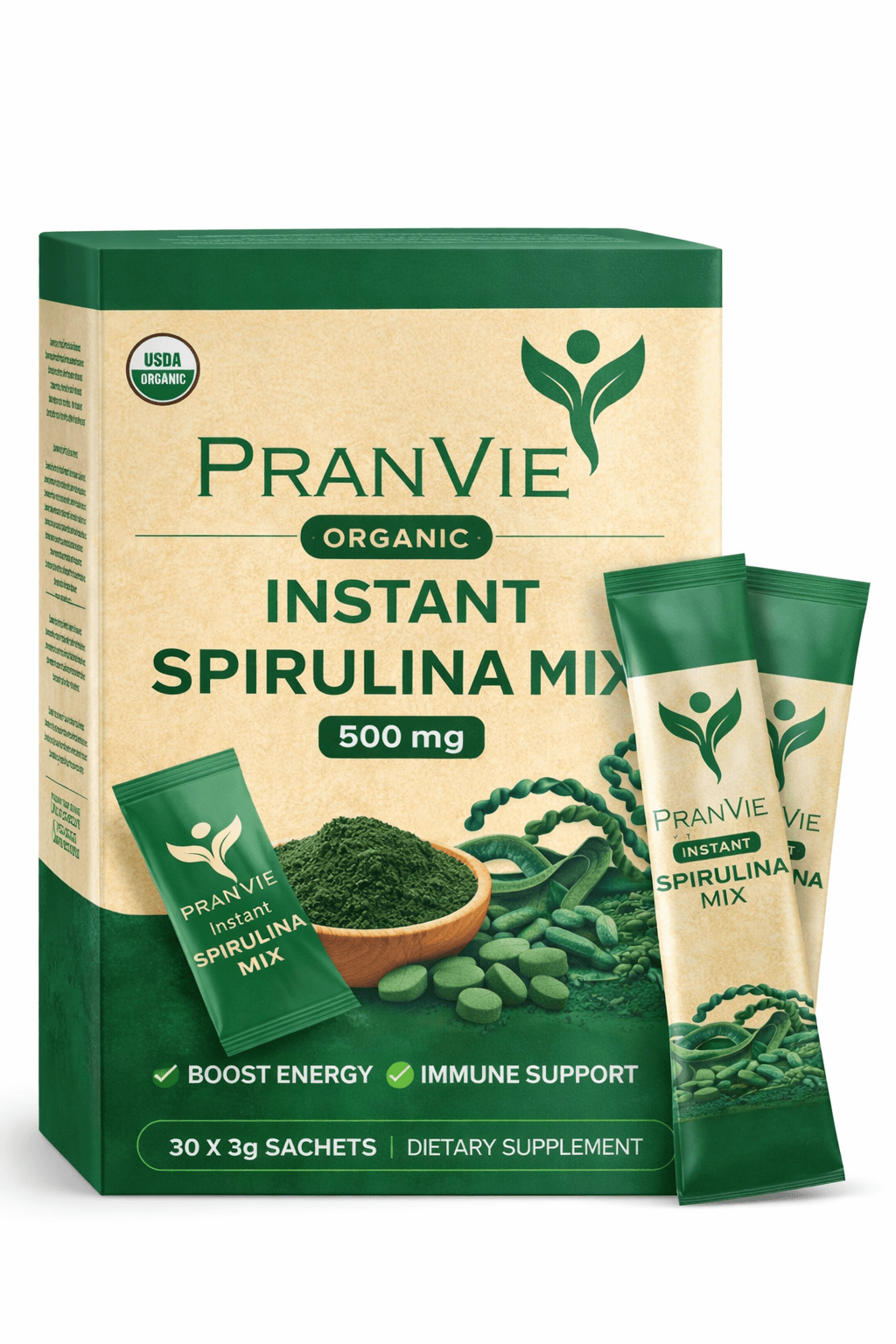Instant Spirulina Mix Sachets